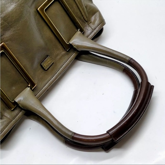 Chloe Vintage y2K Olive Green Hobo Bag - Picture 3 of 9